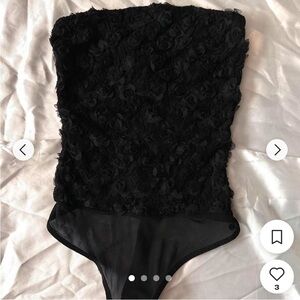 Intimately Women's Black Bodysuit Free People